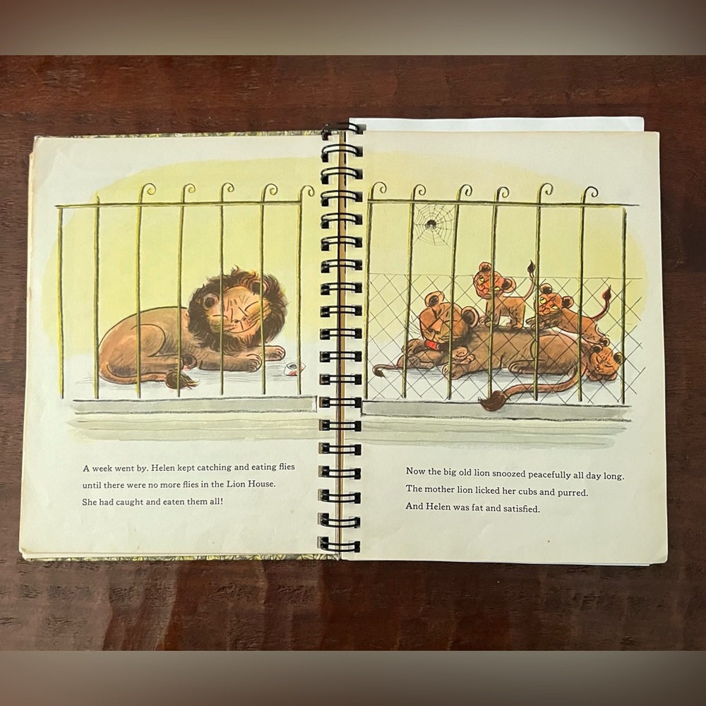 Final Price! Vintage Library Notebook, “Be Nice To Spiders,” Retro Journal - Picture 3 of 5
